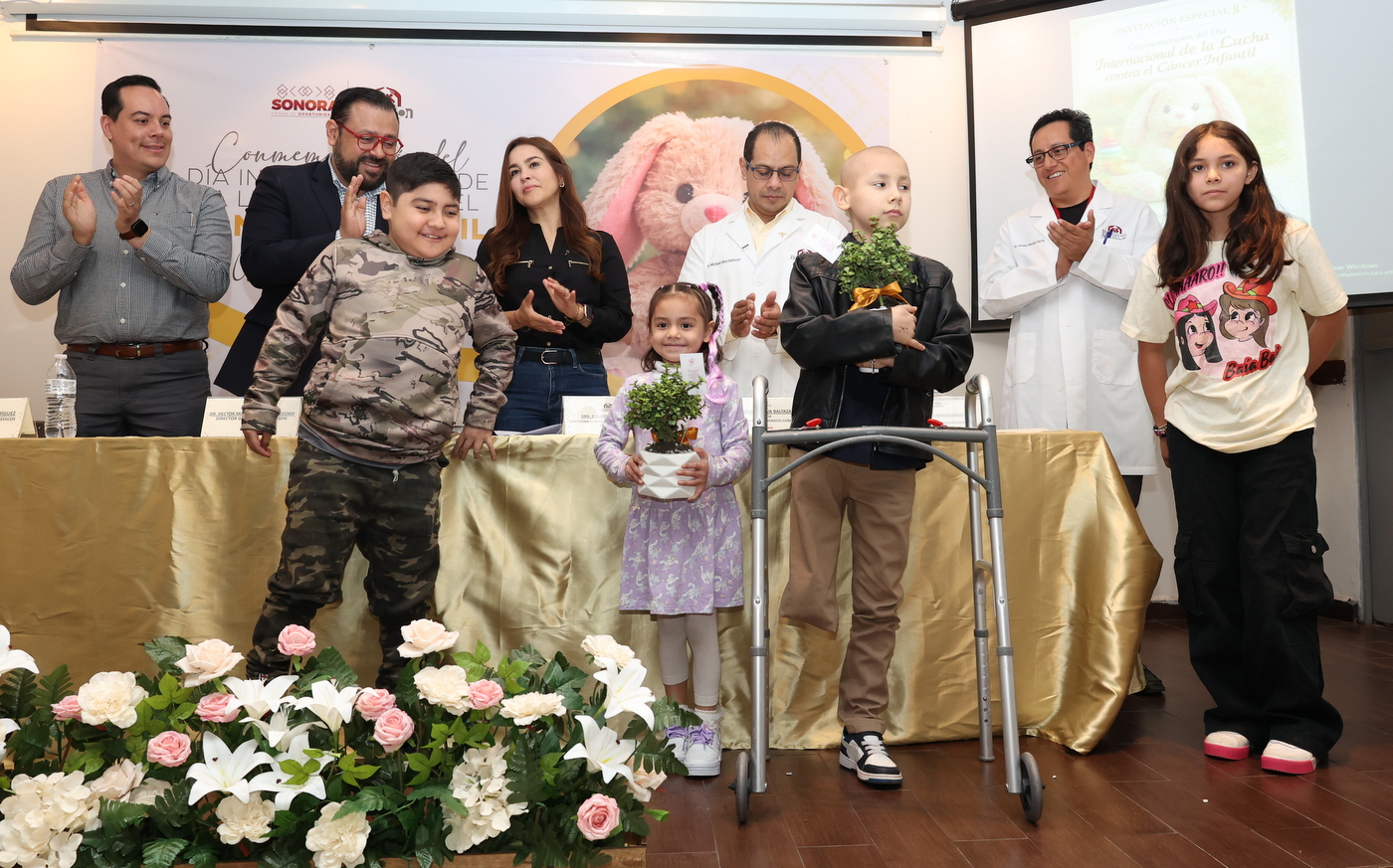 Realiza ISSSTESON emotivo evento por el Día Mundial de Lucha contra el Cáncer Infantil